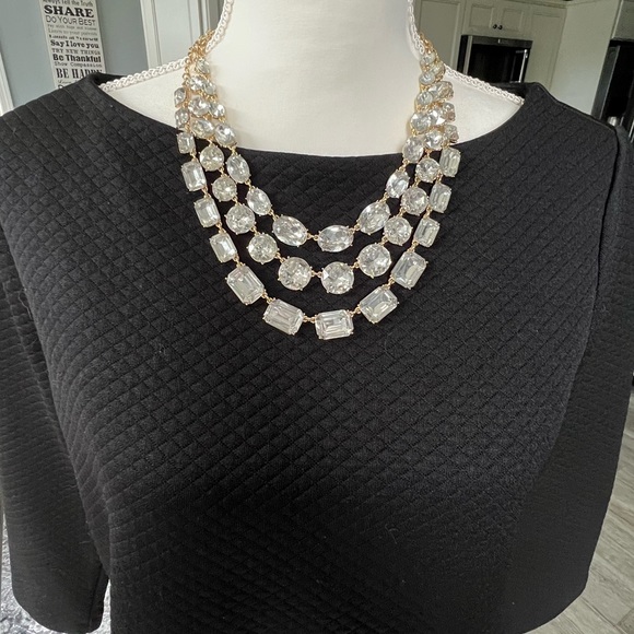 Daisy Fuentes Black Quilted Shift Dress | Size Medium - Picture 6 of 11